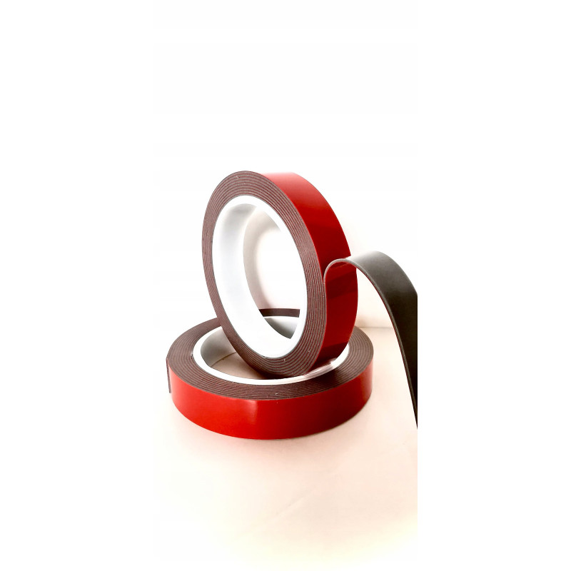 Taśma Dwustronna Żelowa Szara 30mmx5m gr 1mm Montażowa SVHB do Metalu Szkła