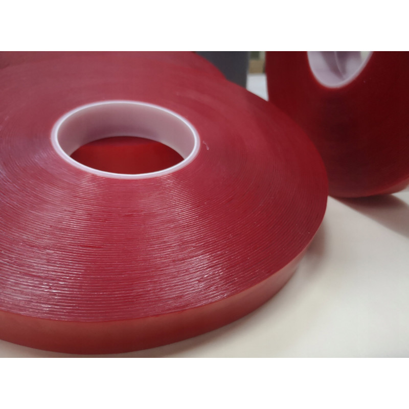 Taśma Dwustronna Żelowa Przezroczysta 12mmx33m 0,5mm Akryl Plexi Szkło