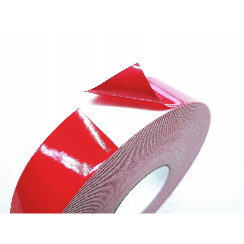 Taśma Dwustronna Mocna Piankowa Montażowa 1mm 15mm 5m Biała Wytrzymała