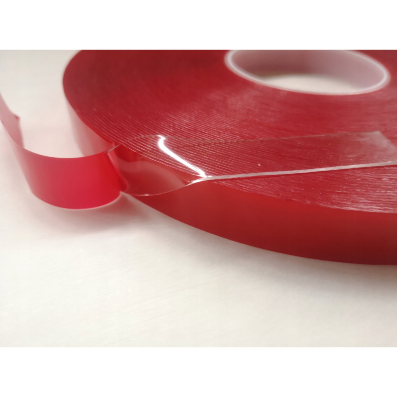 Taśma dwustronna żelowa gr.1mm 15mm/33m/do plexi