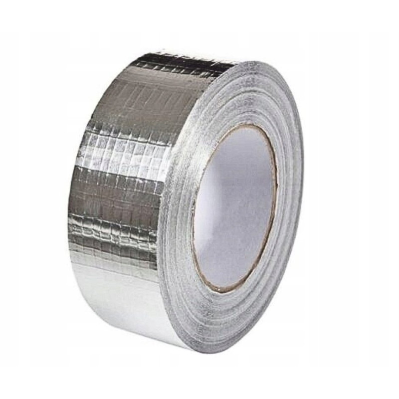 Taśma Aluminiowa Mocna do Wentylacji Zbrojona Samoprzylepna 75mm/50m