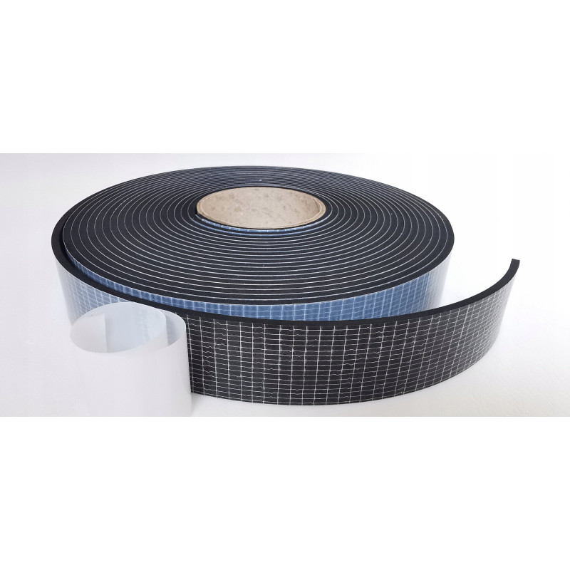 Uszczelka EPDM gr.4mm czarna 80mm/10m