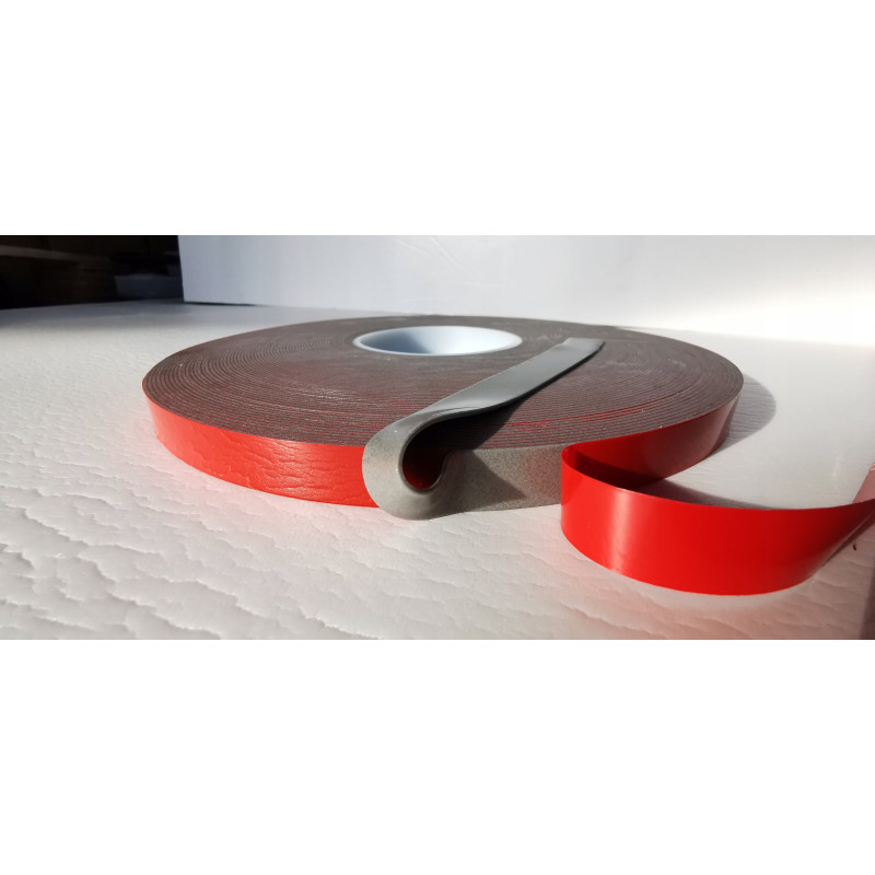 Taśma dwustronna klejąca bardzo mocna akrylowa montażowa szara SVHB 9mm/33m