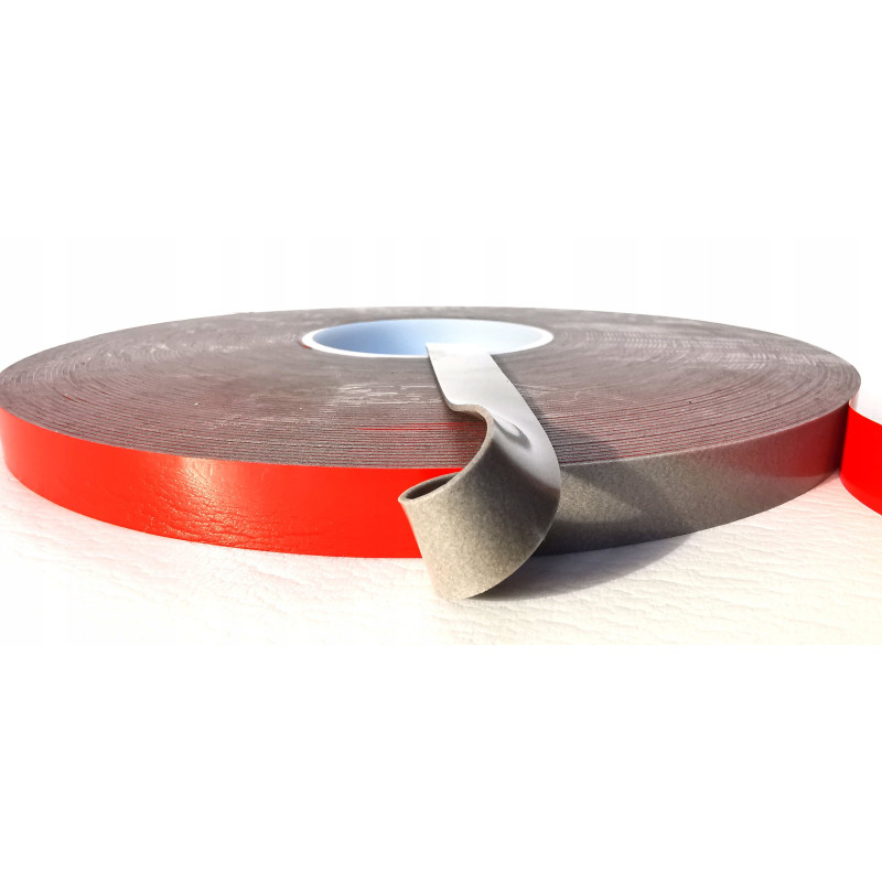 Taśma Dwustronna Akrylowa Montażowa Szara SVHB 12mmx33m Grubość 1,1mm Mocna